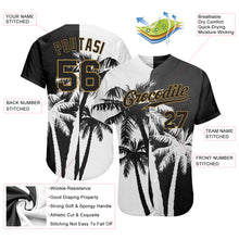 Load image into Gallery viewer, Custom 3D Pattern Design Hawaii Coconut Trees Authentic Baseball Jersey