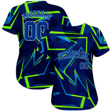 Load image into Gallery viewer, Custom 3D Pattern Design Music Festival Authentic Baseball Jersey