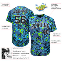 Load image into Gallery viewer, Custom 3D Pattern Design Music Festival Authentic Baseball Jersey