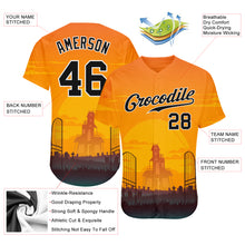 Load image into Gallery viewer, Custom 3D Pattern Halloween Horror Night Authentic Baseball Jersey