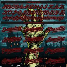 Load image into Gallery viewer, Custom 3D Pattern Halloween Horror Night Trick Treat Authentic Baseball Jersey