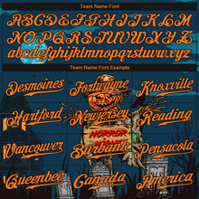 Load image into Gallery viewer, Custom 3D Pattern Halloween Pumpkins Horror Night Authentic Baseball Jersey