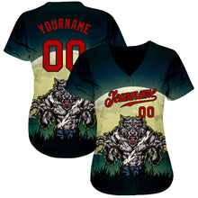 Load image into Gallery viewer, Custom 3D Pattern Halloween Trick Treat Horror Night Authentic Baseball Jersey