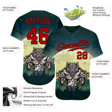 Load image into Gallery viewer, Custom 3D Pattern Halloween Trick Treat Horror Night Authentic Baseball Jersey