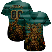 Load image into Gallery viewer, Custom 3D Pattern Halloween Trick Treat Horror Night Authentic Baseball Jersey