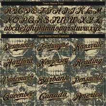 Load image into Gallery viewer, Custom 3D Pattern Halloween Skulls Authentic Baseball Jersey