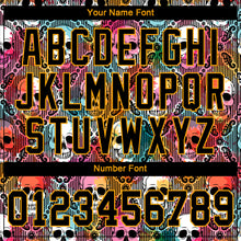 Load image into Gallery viewer, Custom 3D Pattern Halloween Skulls Authentic Baseball Jersey