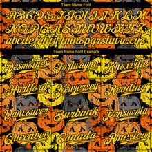 Load image into Gallery viewer, Custom 3D Pattern Halloween Pumpkins Authentic Baseball Jersey