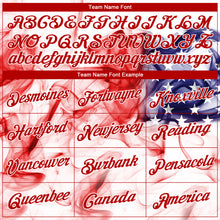 Load image into Gallery viewer, Custom Stitched White Red-Royal 3D American Flag Fashion Sports Pullover Sweatshirt Hoodie