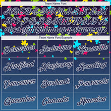 Load image into Gallery viewer, Custom Stitched Autism Awareness Puzzle Pieces Navy-White 3D Pattern Design Sports Pullover Sweatshirt Hoodie