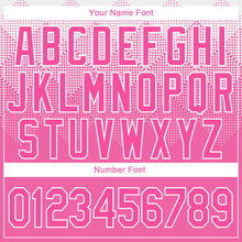 Load image into Gallery viewer, Custom Stitched White Pink 3D Pattern Design Sports Pullover Sweatshirt Hoodie