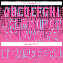 Load image into Gallery viewer, Custom Stitched Pink Pink Black-Light Blue 3D Pattern Design Sports Pullover Sweatshirt Hoodie