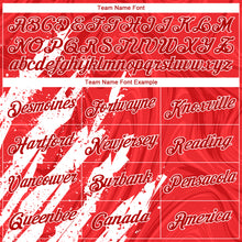 Load image into Gallery viewer, Custom Stitched Red Red-White 3D Pattern Design Sports Pullover Sweatshirt Hoodie