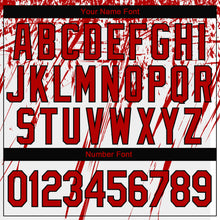 Load image into Gallery viewer, Custom Stitched White Red-Black 3D Pattern Design Sports Pullover Sweatshirt Hoodie