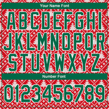 Load image into Gallery viewer, Custom Stitched Red Kelly Green-White 3D Christmas Trees Sports Pullover Sweatshirt Hoodie