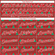 Load image into Gallery viewer, Custom Stitched Red Red-Kelly Green 3D Christmas Trees Sports Pullover Sweatshirt Hoodie
