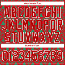 Load image into Gallery viewer, Custom Stitched Red Red-Kelly Green 3D Christmas Trees Sports Pullover Sweatshirt Hoodie
