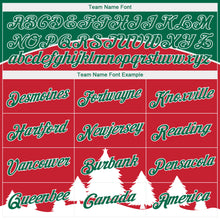 Load image into Gallery viewer, Custom Stitched Red White-Kelly Green 3D Christmas Trees Sports Pullover Sweatshirt Hoodie