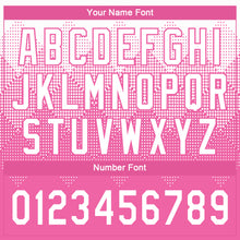 Load image into Gallery viewer, Custom Pink White 3D Pattern Design Authentic Baseball Jersey