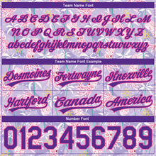 Load image into Gallery viewer, Custom Light Pink Purple-Pink 3D Pattern Hawaii Palm Trees And Squid Authentic Basketball Shorts