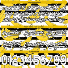 Load image into Gallery viewer, Custom Black White 3D Pattern Banana Authentic Basketball Shorts