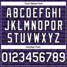 Load image into Gallery viewer, Custom Purple White-Black Authentic City Edition Basketball Jersey