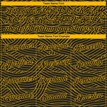 Load image into Gallery viewer, Custom Black Gold Authentic City Edition Basketball Jersey