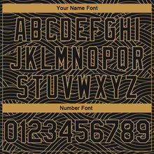 Load image into Gallery viewer, Custom Black Old Gold Authentic City Edition Basketball Jersey