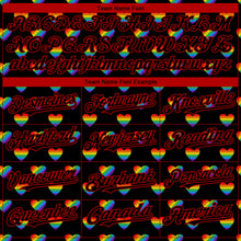 Load image into Gallery viewer, Custom Rainbow For Pride Month Love Is Love LGBT 3D Authentic Baseball Jersey