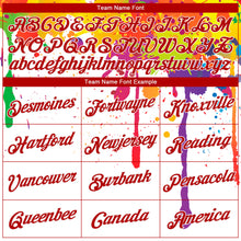 Load image into Gallery viewer, Custom White Yellow-Red 3D Pattern Design Colorful Bright Ink Splashes Performance T-Shirt