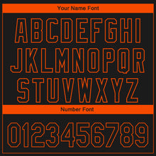 Load image into Gallery viewer, Custom Black Orange 3D Philadelphia City Edition Fade Fashion Authentic Baseball Jersey