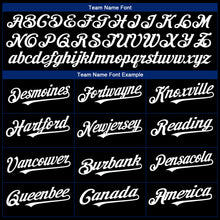 Load image into Gallery viewer, Custom Black White Royal-Red 3D Los Angeles City Edition Fade Fashion Authentic Baseball Jersey