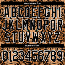 Load image into Gallery viewer, Custom Stitched Vegas Gold Black-White 3D Pattern Design Tiger Sports Pullover Sweatshirt Hoodie