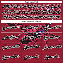 Load image into Gallery viewer, Custom Stitched Cardinal Black-White 3D Pattern Design Scorpio Sports Pullover Sweatshirt Hoodie