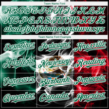 Load image into Gallery viewer, Custom Black Red Kelly Green 3D Mexico Authentic Baseball Jersey