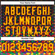 Load image into Gallery viewer, Custom Stitched Black Yellow-Red 3D Pattern Design Black History Month Sports Pullover Sweatshirt Hoodie