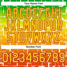 Load image into Gallery viewer, Custom Green Yellow-Red 3D Pattern Design Black History Month Performance T-Shirt