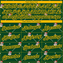 Load image into Gallery viewer, Custom Stitched Green Gold Christmas Dog Wearing Santa Claus Costume 3D Sports Pullover Sweatshirt Hoodie