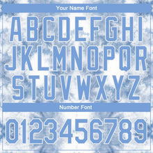 Load image into Gallery viewer, Custom Stitched Tie Dye Light Blue-White 3D Watercolor Sports Pullover Sweatshirt Hoodie