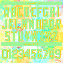 Load image into Gallery viewer, Custom Stitched Tie Dye Pea Green-Yellow 3D Watercolor Sports Pullover Sweatshirt Hoodie
