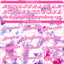 Load image into Gallery viewer, Custom Stitched Tie Dye Pink-White 3D Watercolor Sports Pullover Sweatshirt Hoodie