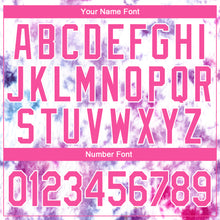 Load image into Gallery viewer, Custom Stitched Tie Dye Pink-White 3D Watercolor Sports Pullover Sweatshirt Hoodie