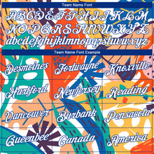 Load image into Gallery viewer, Custom White Royal 3D Pattern Abstract Tropical Hawaii Plant Authentic Basketball Jersey