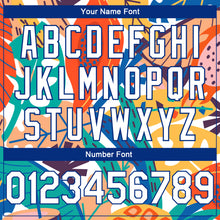 Load image into Gallery viewer, Custom White Royal 3D Pattern Abstract Tropical Hawaii Plant Authentic Basketball Jersey