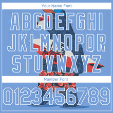 Load image into Gallery viewer, Custom Light Blue White 3D Pattern Go Surfing Authentic Basketball Jersey