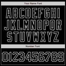 Load image into Gallery viewer, Custom Black White 3D Pattern Design Abstract Splatter Grunge Art Authentic Baseball Jersey