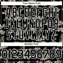 Load image into Gallery viewer, Custom Black White 3D Pattern Design Boats And Fish Authentic Baseball Jersey