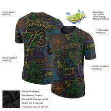 Load image into Gallery viewer, Custom 3D Pattern Design Math Performance T-Shirt