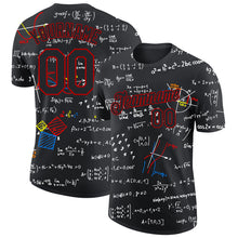 Load image into Gallery viewer, Custom 3D Pattern Design Math Performance T-Shirt