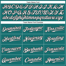 Load image into Gallery viewer, Custom Aqua White-Black Authentic Sleeveless Baseball Jersey